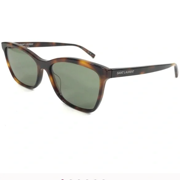 Saint Laurent Tortoise Shell Sunglasses - Picture 1 of 13